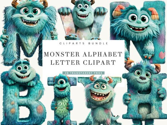 Bringing Letters to Life with Monster Alphabet Letter Clipart
