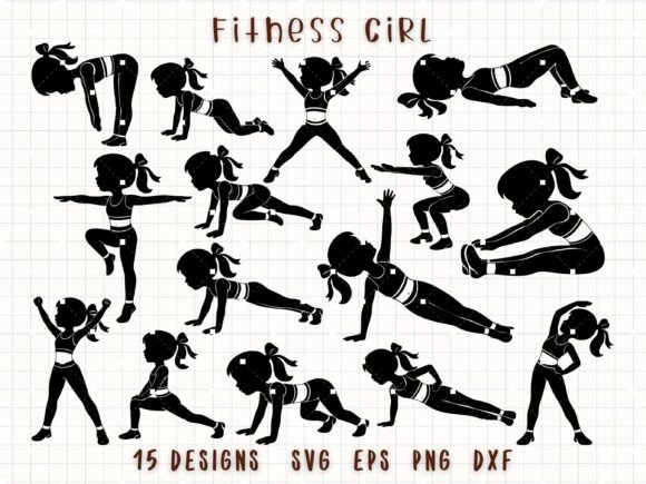 Evaluating the Fitness Girl SVG Bundle for Yoga and Exercise Designs