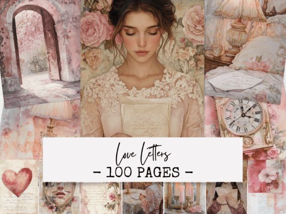 Love Letters Junk Journal: A Digital Romance Pack