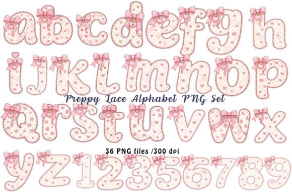 Preppy Lace Alphabet PNG Set Cute Pink: A Practical Guide for Digital Designers and Crafters
