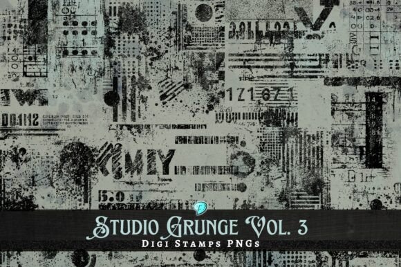 Studio Grunge Digi Stamps Vol. 3: Elevating Digital Craft with Texture and Depth